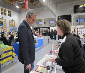 Dominique Letellier et Monsieur Claude Meisch, miniistre d'état au Grand-Duchée de Luxembourg