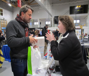 Dominique Letellier et Monsieur Xavier Bettel, Premier ministre du Grand-Duché de Luxembourg